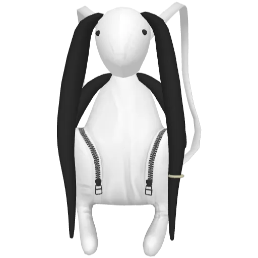 Белый рюкзак кролика