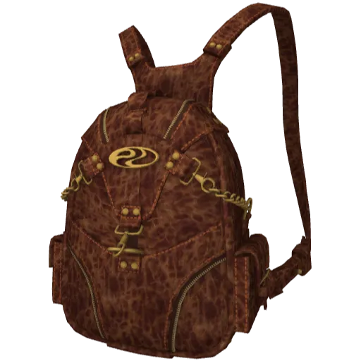 Коричневый готический рюкзак