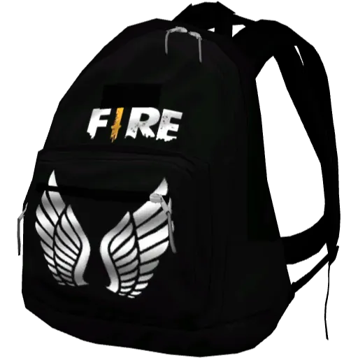 Черный рюкзак Fire