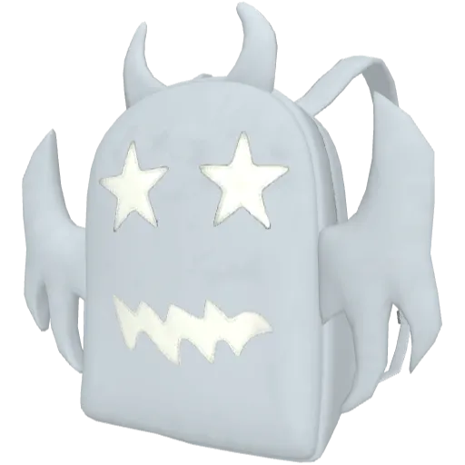 Белый рюкзак с крыльями