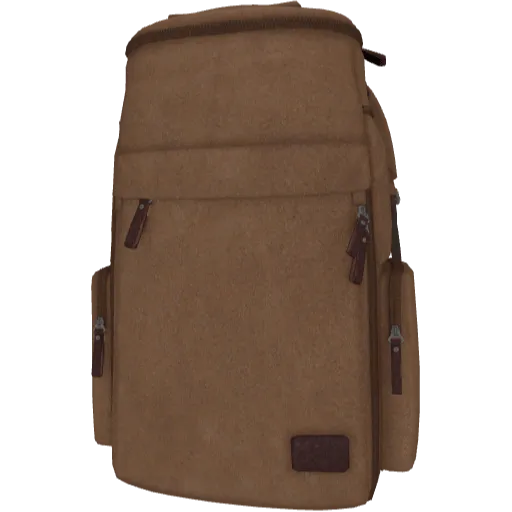 Коричневый большой рюкзак