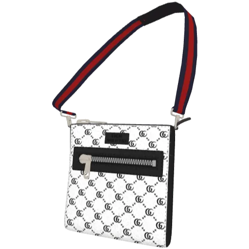 Белая сумка Guchi