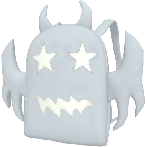 Белый рюкзак с крыльями (Luminoforo)