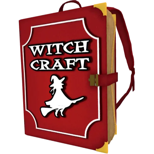 Красный рюкзак книга Witch Craft