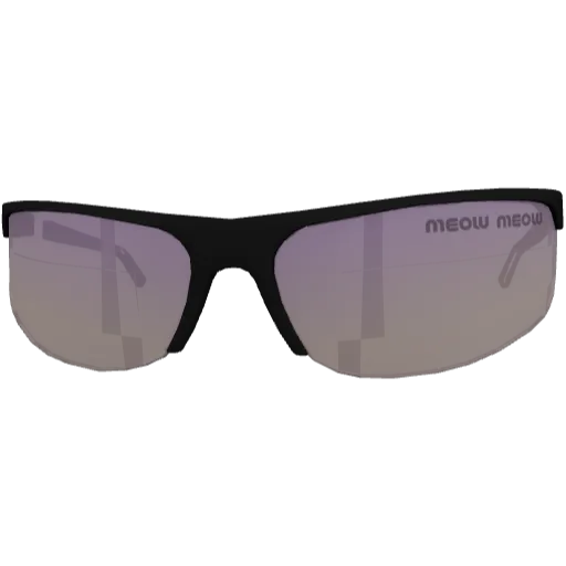 Черные с розовым очки Meow Meow