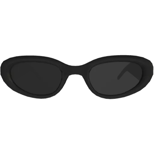 Черные модельные очки