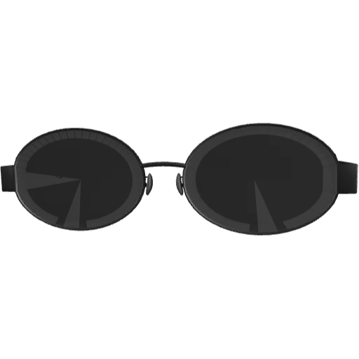 Черные строгие очки