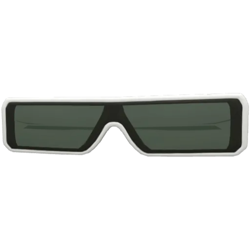 Квадратные белые очки